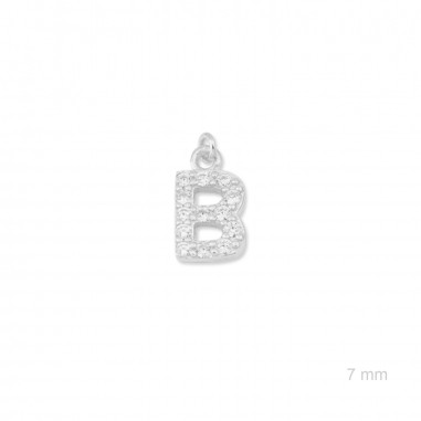 Charm de Plata de Ley (Letra B)