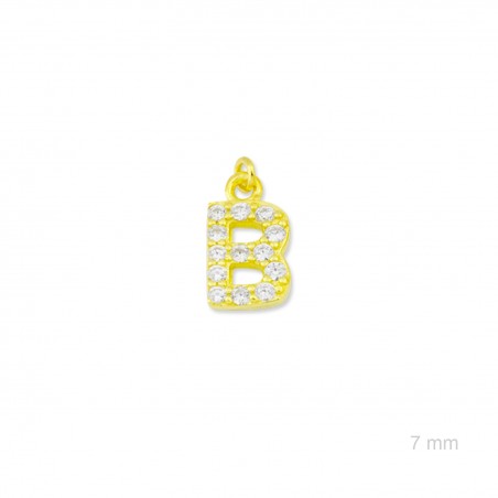 Charm de Plata de Ley (Letra B)