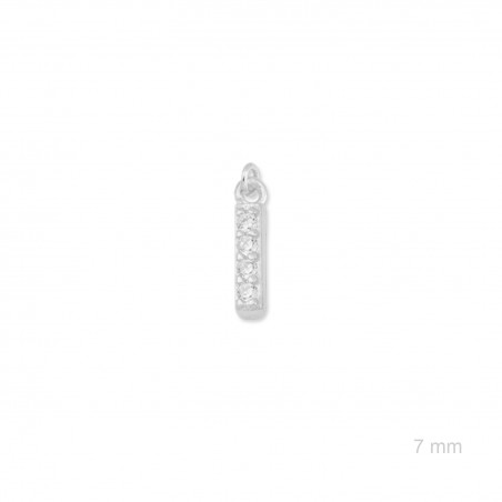 Charm de Plata de Ley (Letra I)