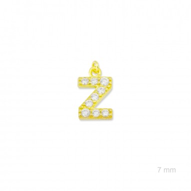 Charm de Plata de Ley (Letra Z)