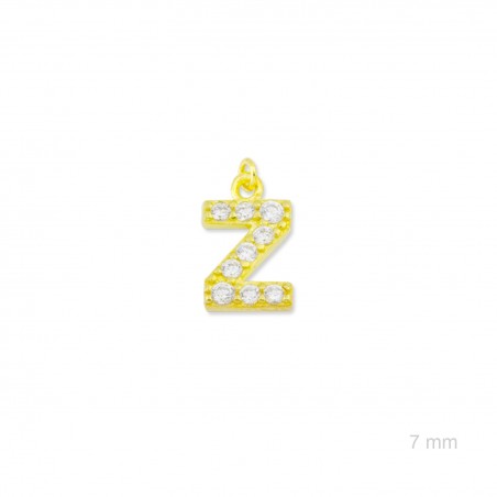 Charm de Plata de Ley (Letra Z)