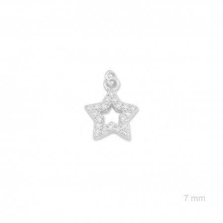 Charm de Plata de Ley (Estrella)