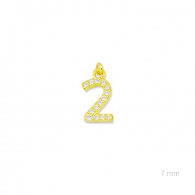 Charm de Plata de Ley (Número 2)