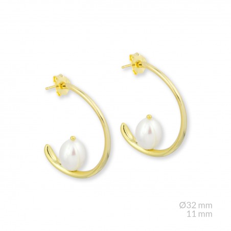 Boucles d'oreilles en Argent