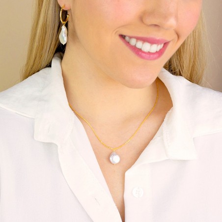 Gargantilla Perla Natural Lágrima