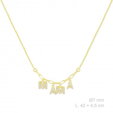 Sautoir en Argent avec oxyde de zirconium