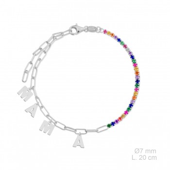 Pulseira de Prata Esterlina...