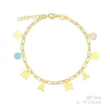 Pulseira de Prata Esterlina