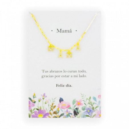 Silver necklace with cubic zirconium