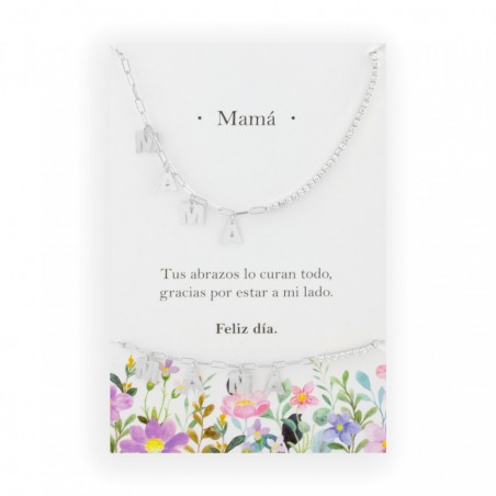 Silver bracelet with cubic zirconium