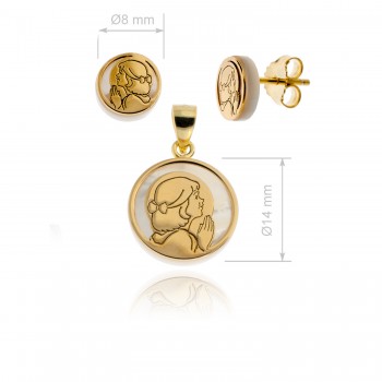 Ensemble en argent sterling