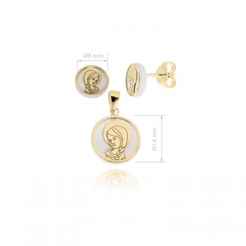 Juego Comunión nácar