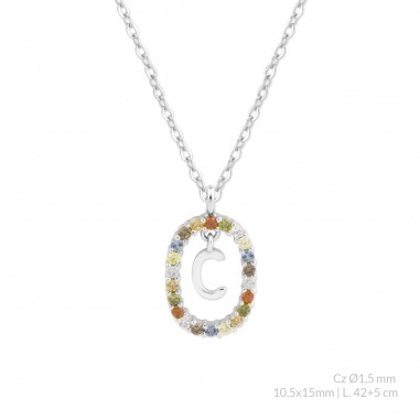 Silver necklace | C