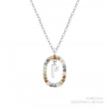 Silver necklace | P