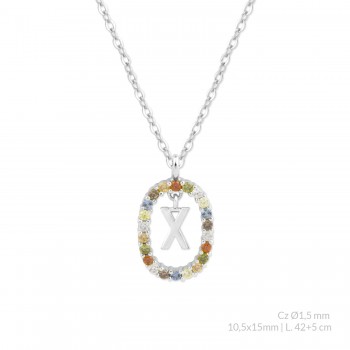 Sautoir en Argent | X