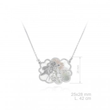 Gargantilla nube nácar...