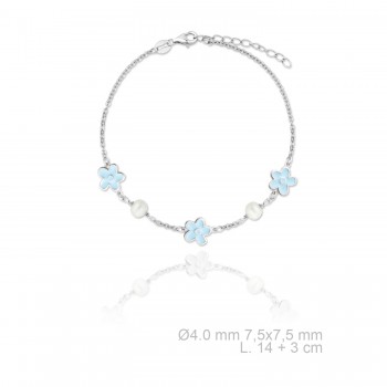 Pulsera de Plata de Ley con...