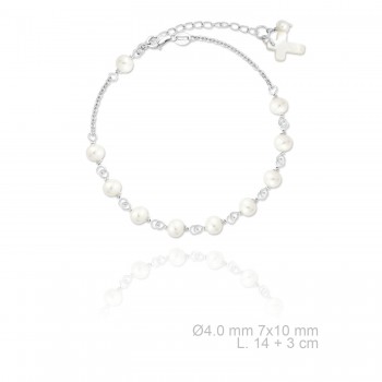 Pulsera de Plata de Ley y...