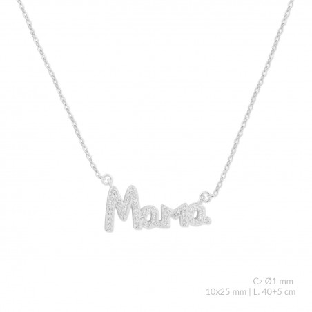 Sautoir en Argent avec oxyde de zirconium