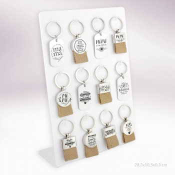 Display - 12 keyrings