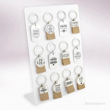 Display - 12 keyrings