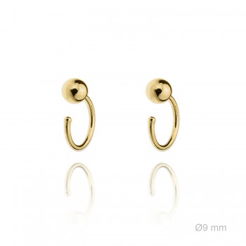 Pendientes Serena Bola Dorados