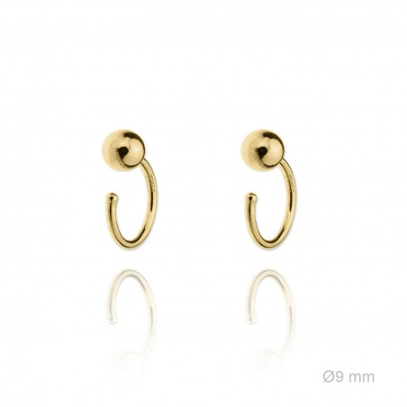 Pendientes Serena Bola Dorados