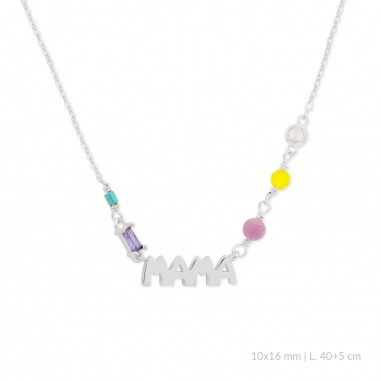 Sautoir en Argent avec oxyde de zirconium