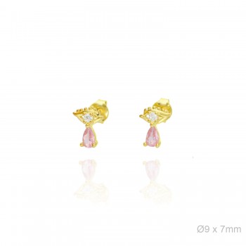 Boucles d'oreilles Zircons