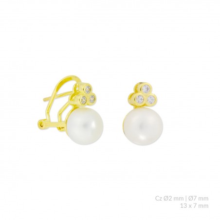 Boucles d'oreilles en Argent