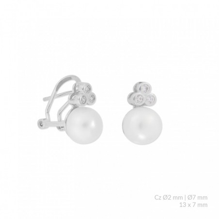 Boucles d'oreilles en Argent