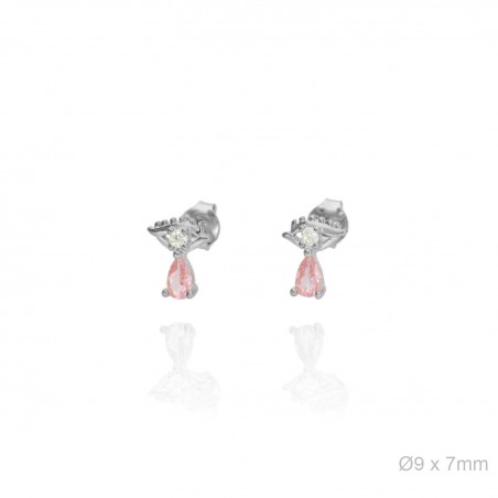 Boucles d'oreilles Zircons