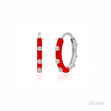 Boucles d'oreilles Argent lisse