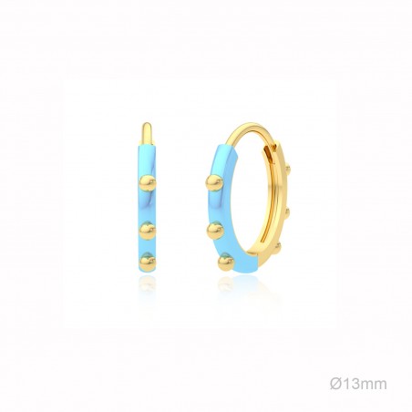 Boucles d'oreilles Argent lisse