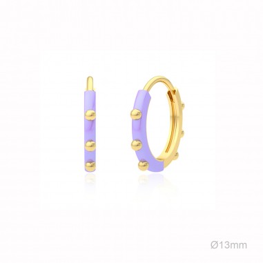 Boucles d'oreilles Argent lisse