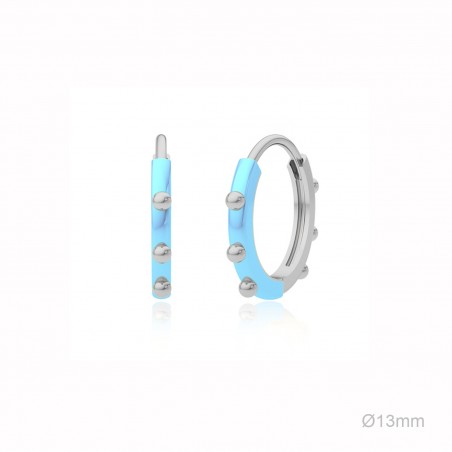 Boucles d'oreilles Argent lisse