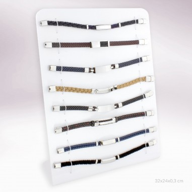 Display - 8 Steel bracelets