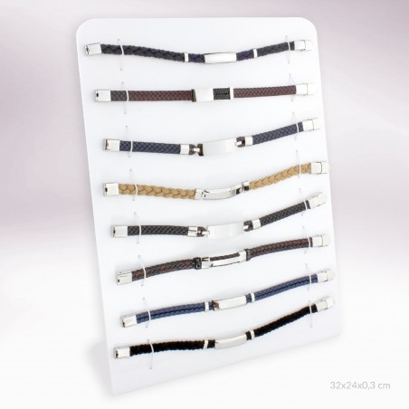 Expositor - 8 pulseiras de Aço