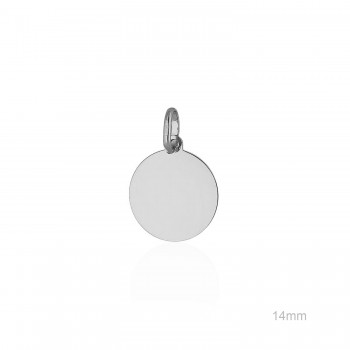 Colgante Chapa lisa 14mm...