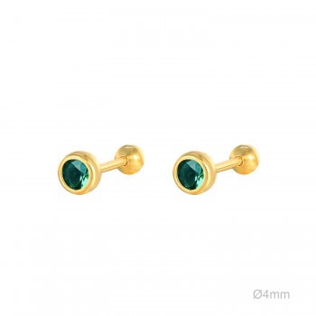Pendientes Piercing Dorado...