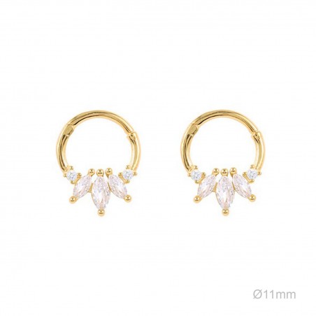Boucles d'oreilles Zircons