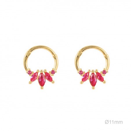Boucles d'oreilles Zircons