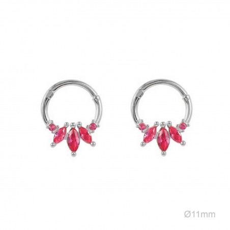 Boucles d'oreilles Zircons