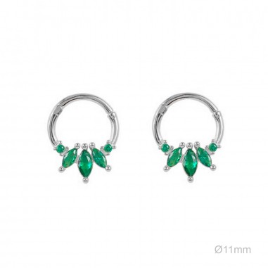 Boucles d'oreilles Zircons