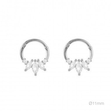 Boucles d'oreilles Zircons