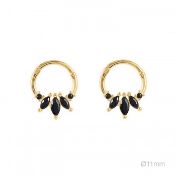 Pendientes Tragus Dorado...