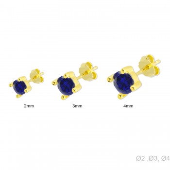 Pendientes Presión Dorado...