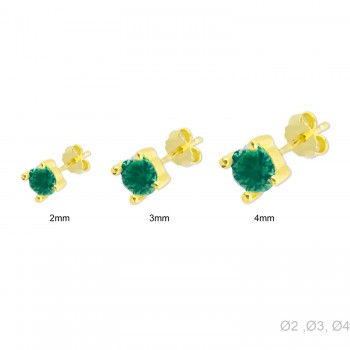 Pendientes Presión Dorado...