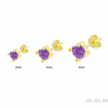 Boucles d'oreilles Zircons