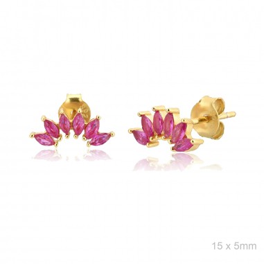 Boucles d'oreilles Zircons